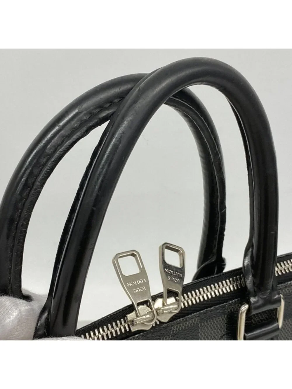Louis Vuitton Briefcase Damier Graphite Porte Documents Jour Black